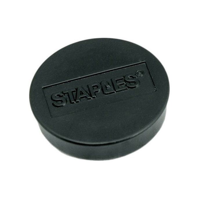 Staples Magneet 30mm zwart (doos 10 stuks)