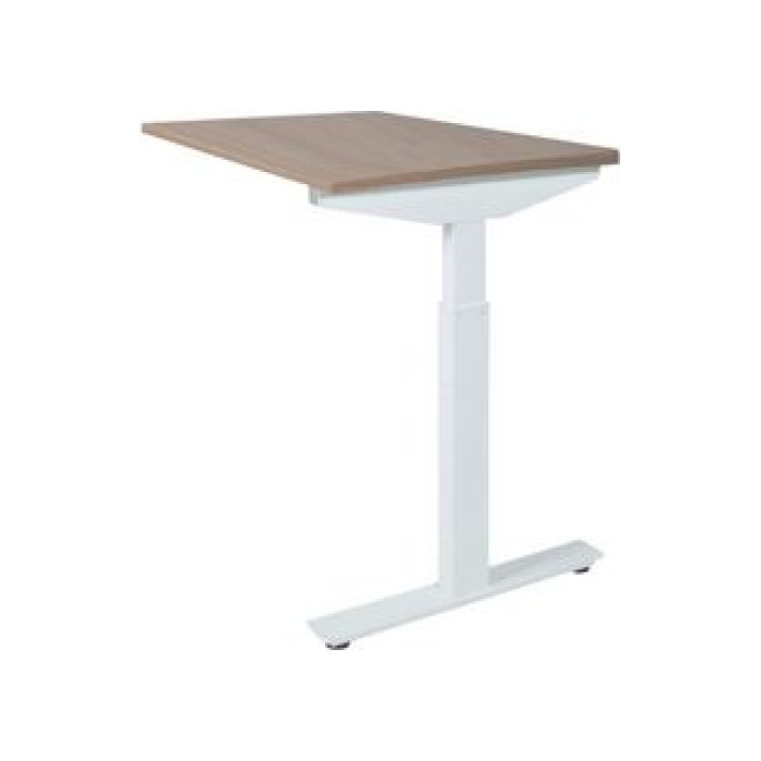 Linesto Plus Verstelbare Aanbouwtafel 120 x 60 cm Licht Kersen Wit