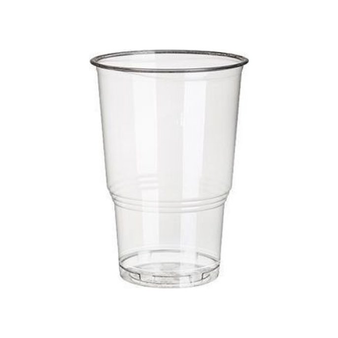 PAPSTAR Drinkbeker PLA Composteerbaar 250 ml Transparant (doos 30 x 70 stuks)