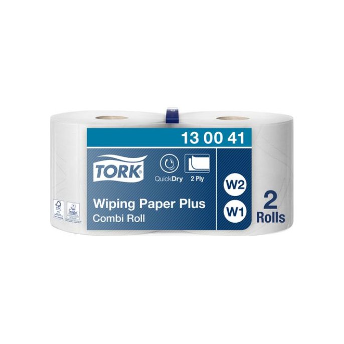 TORK Wiper 420 Combi Roll 235 cm x 255 m 2 laags Performance (pak 2 x 255 meter)