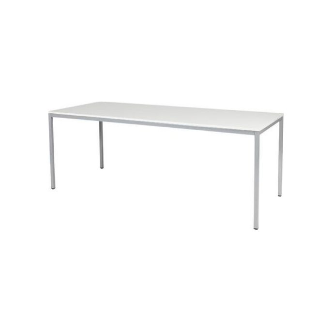 Tavolo Tafel 200 x 80 cm Grijs Aluminium