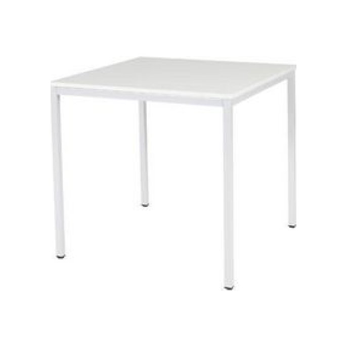 Tavolo Tafel 80 x 80 cm Grijs Wit