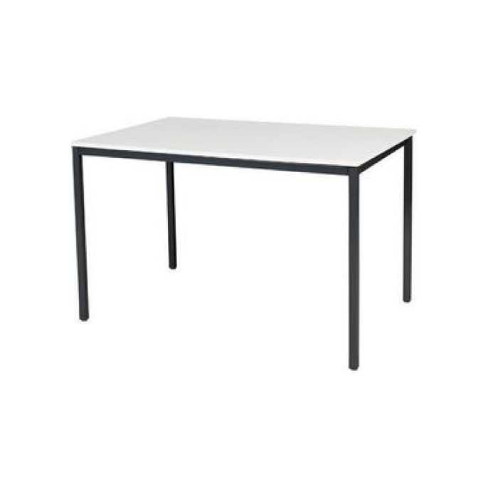 Tavolo Tafel 120 x 80 cm Grijs Zwart