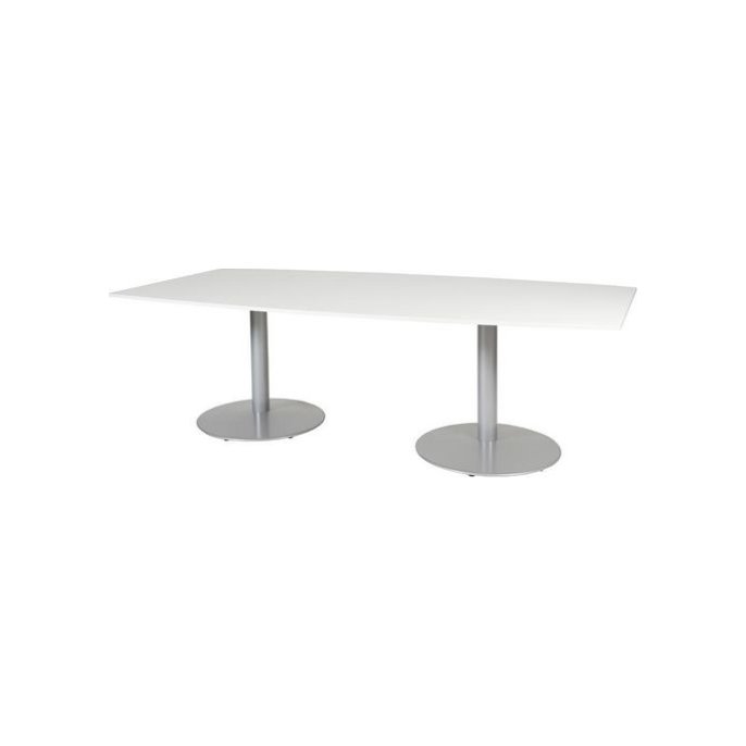 Linesto Vergadertafel 240 x 120 cm Grijs Aluminium