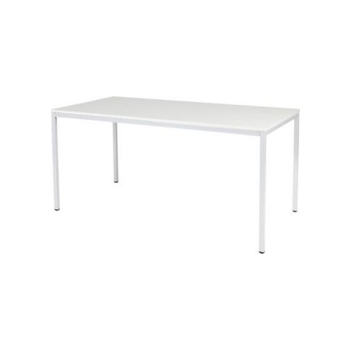 Tavolo Tafel 160 x 80 cm Grijs Wit