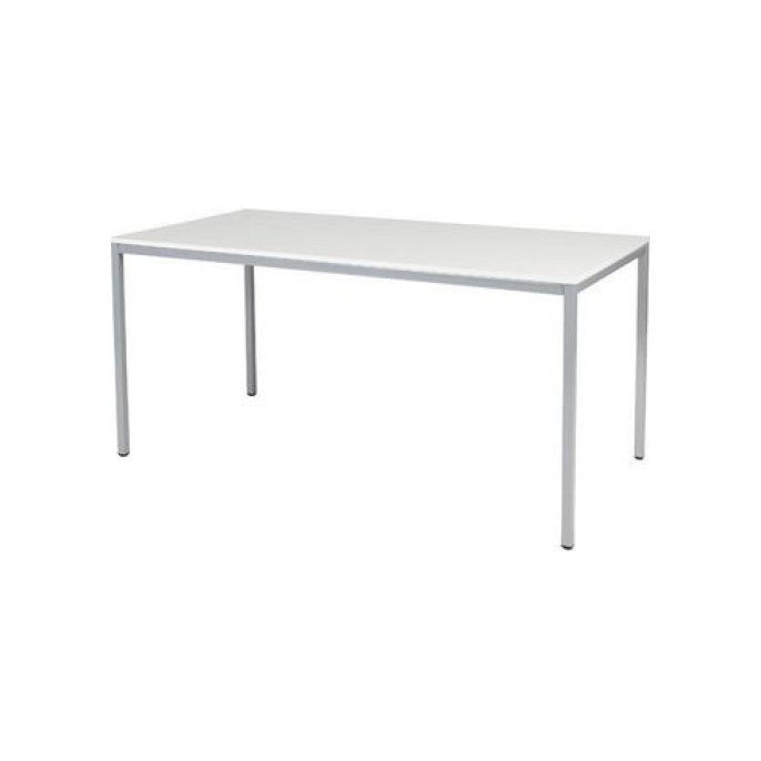 Tavolo Tafel 160 x 80 cm Wit Aluminium