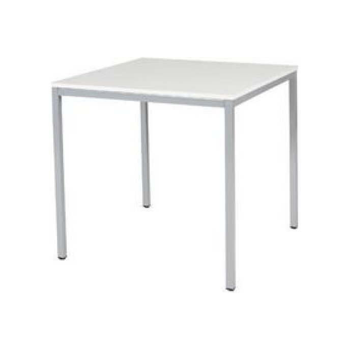 Tavolo Tafel 80 x 80 cm Grijs Aluminium