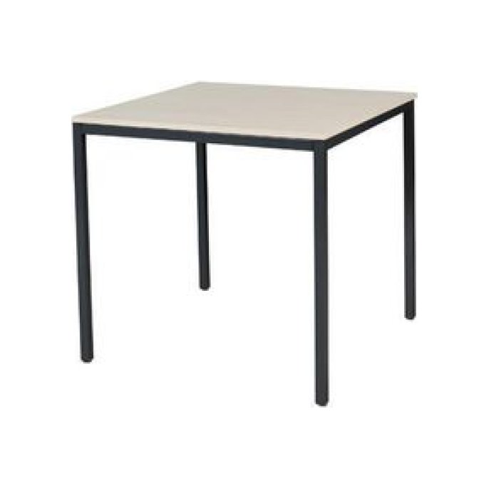 Tavolo Tafel 80 x 80 cm Licht Eiken Zwart