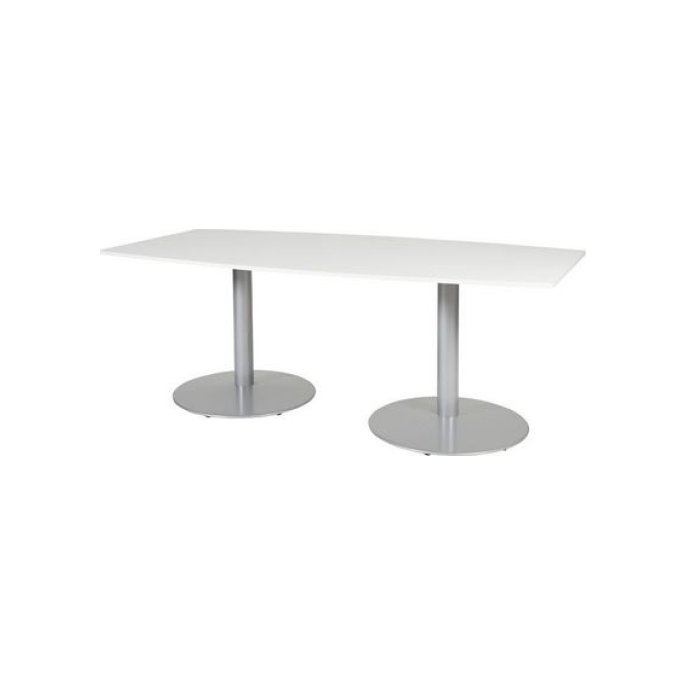 Linesto Vergadertafel 200 x 100 cm Grijs Aluminium