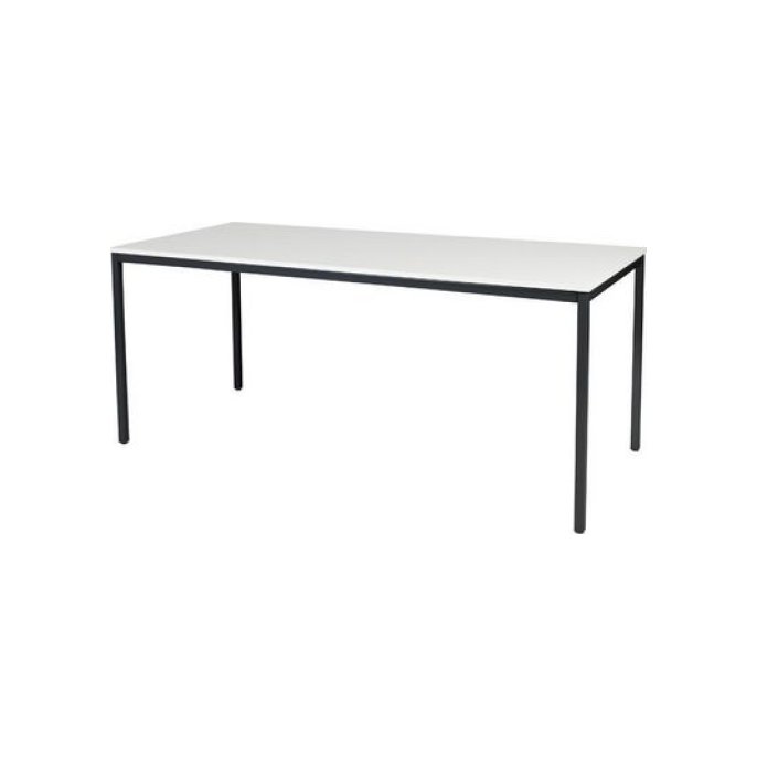 Tavolo Tafel 180 x 80 cm Grijs Zwart