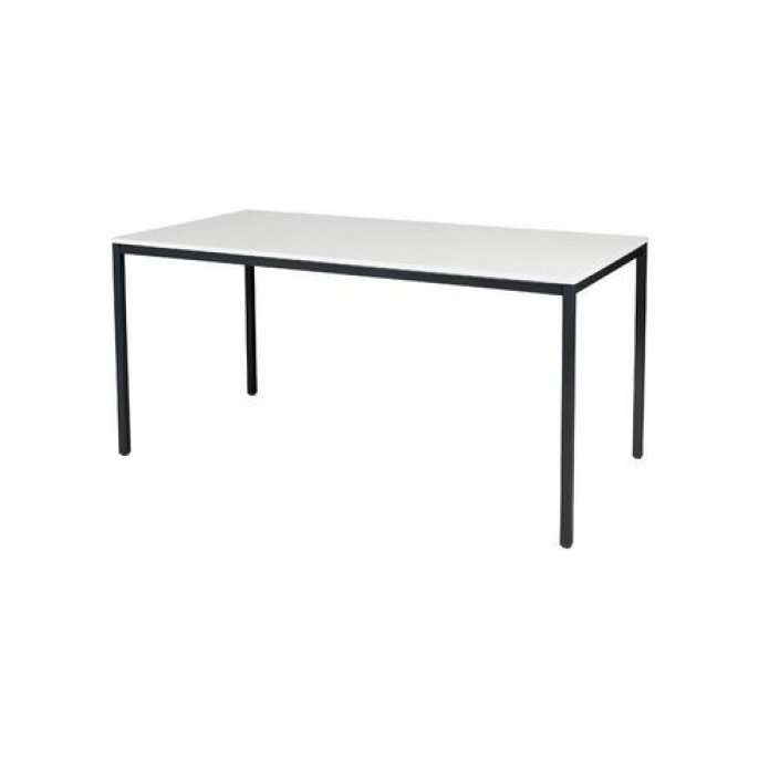 Tavolo Tafel 160 x 80 cm Grijs Zwart