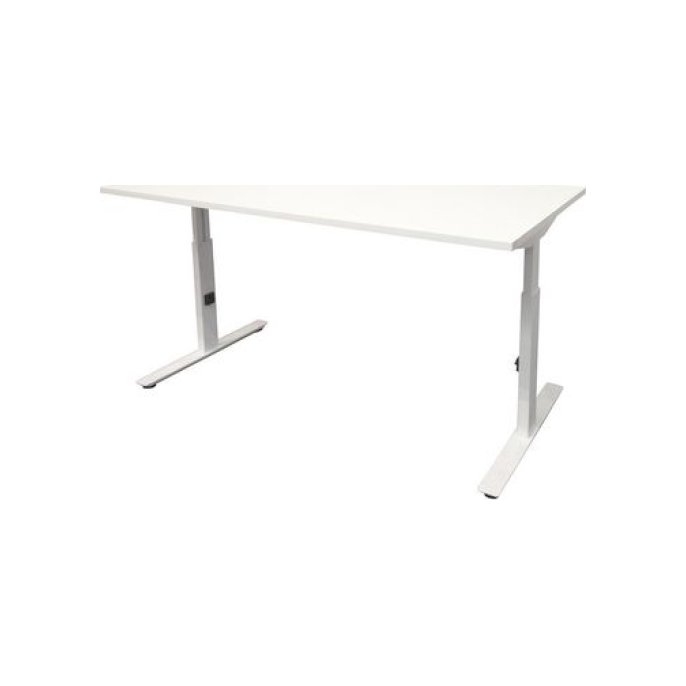 Linesto Plus Verstelbaar Bureau 120 x 80 cm Wit Wit