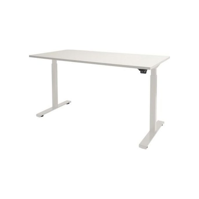 Dextro Basic Elektrisch Verstelbaar Bureau 140 x 80 cm Wit