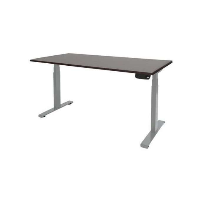 Dextro Plus Verstelbaar Bureau 160 x 80 cm Logan Aluminium