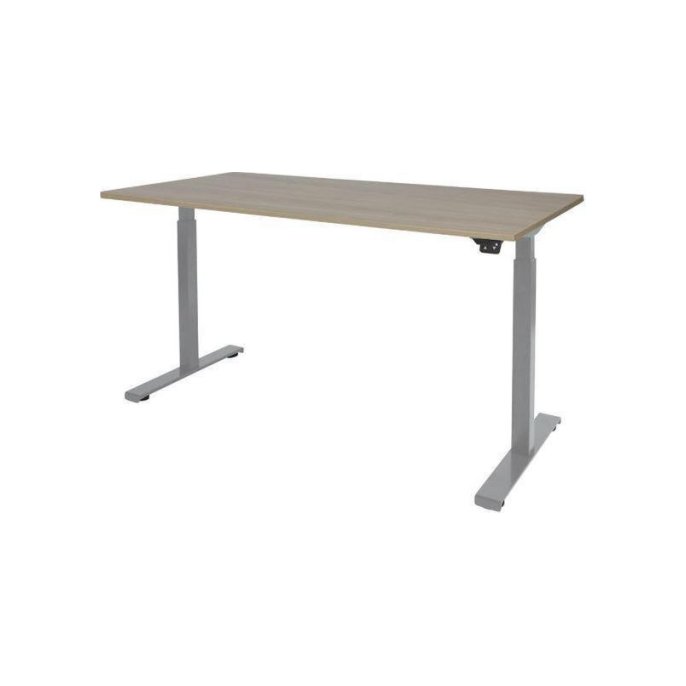 Dextro Basic Verstelbaar Bureau 120 x 80 cm Robson Aluminium