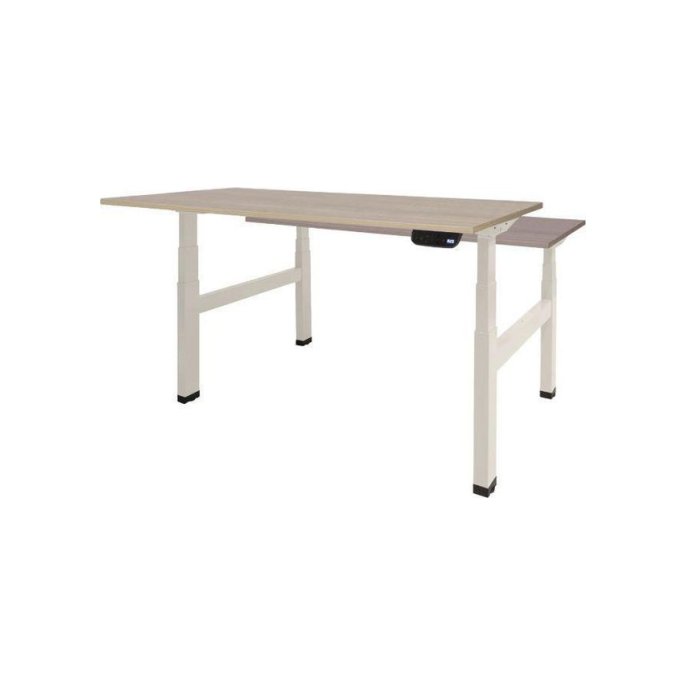 Dextro Plus Duo Verstelbaar Bureau 140 x 80 cm Robson Wit