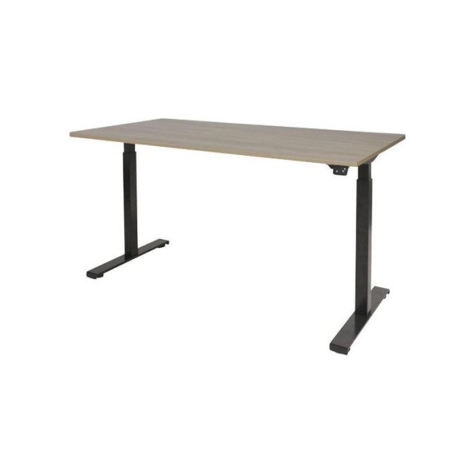 Dextro Basic Verstelbaar Bureau 140 x 80 cm Robson Zwart