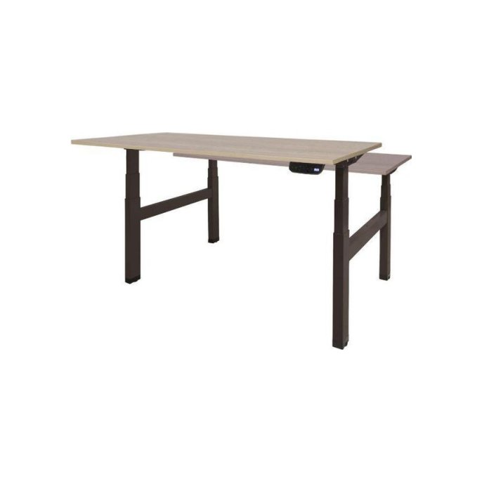 Dextro Plus Duo Verstelbaar Bureau 140 x 80 cm Robson Zwart