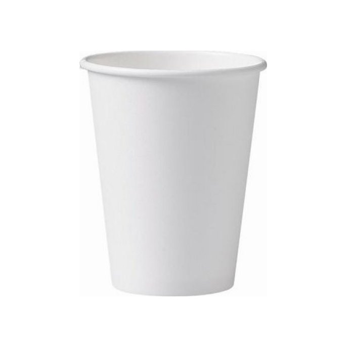 CONPAX Koffiebekers Wit Karton 250ml (doos 20 x 50 stuks)