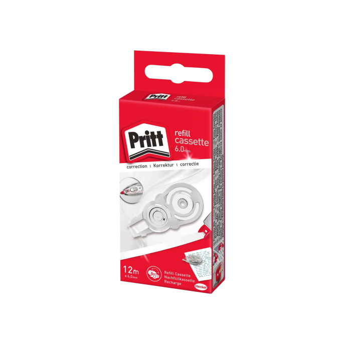 PRITT Navulcassette voor navulbare Flex-correctietape 6 mm x 12 m (pak 10 stuks)